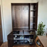 جا کفشی اینه و جا لباسی دار بزرگ و در حد نو سالم