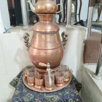 سماور مسی با منقل