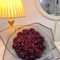 دسته گل رز ربانی جاودان گل یلدا گل ولنتاین