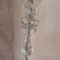 جا شمعی دکوراتیو کریستالی