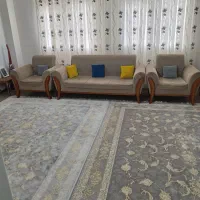 مبل7نفره همراه بامیزعسلی|مبلمان خانگی و میز عسلی|آزادشهر, |دیوار
