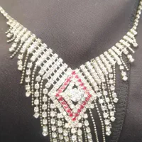 گردنبند نقره بدلی