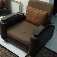 مبلمان هفت نفره همراه شش عدد صندلی|مبلمان خانگی و میز عسلی|تهران, شهرک فرهنگیان|دیوار