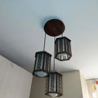 لوستر آویزی سه تایی