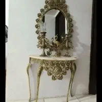 اینه شمعدان برنجی
