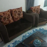 مبلمان راحتی هفت نفره|مبلمان خانگی و میز عسلی|سنگر, |دیوار