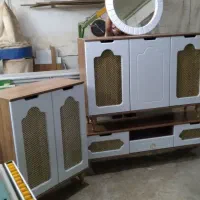 کنسول آینه جدید تولیدی|بوفه، ویترین، کنسول|اراک, |دیوار