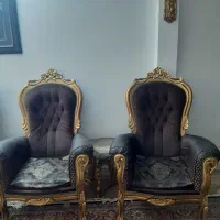 مبل ۷ نفره سلطنتی با ۲عدد میزبان|مبلمان خانگی و میز عسلی|مشهد, شهرک لشکر (شهرک غرب)|دیوار