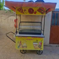 گاری به همراه گرم کن ۳ سینی