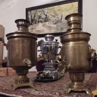 سماور های زغالی برنجی قدیمی عتیقه