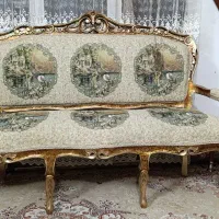 یدست مبل استیل و میز تی وی