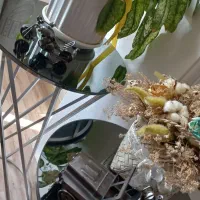 میزعسلی و جا شمعی کنار سالنی|مبلمان خانگی و میز عسلی|بهارستان, |دیوار