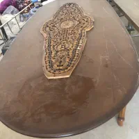 میز ناهار خوری بزرگ ۱۴ نفره و ۸ نفره(منبت کاری شده|میز و صندلی غذاخوری|تبریز, |دیوار