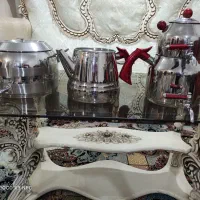 کتری قوری،و دو عدد کتری تک استیل