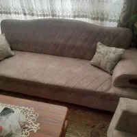 یک دست مبل راحتی تمیز وسالم|مبلمان خانگی و میز عسلی|گلپایگان, |دیوار