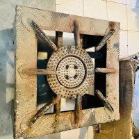 گاز دو شعله سرخکن و قهوه ساز فرانسه