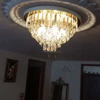 لوستر طرح دایره اندازه 60،شهرکرد تولیدی|لوستر و چراغ آویز|شهرکرد, |دیوار