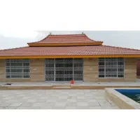 سقف انبارکارگاه شیروانی‌سردرب گلخانه آلاچیق