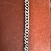 دستبند نقره ایتالیایی کارتیه نگین دار