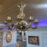 سه عدد لوستر برنز 10شاخه|لوستر و چراغ آویز|کرج, عظیمیه|دیوار