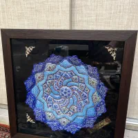 تابلوی صنایع دستی اصفهانی میناکاری