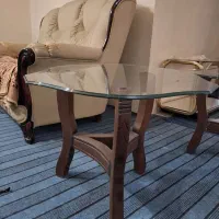 میز جلو مبلی چوبی|مبلمان خانگی و میز عسلی|مشهد, کلاهدوز|دیوار