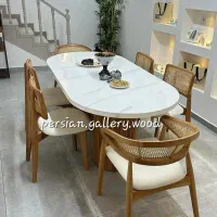 دنیز میز ناهارخوری ادموند بارنگبندی میزوصندلی کارن|میز و صندلی غذاخوری|تهران, اکباتان|دیوار