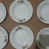 بشقاب گل سرخ چینی زرین|ظروف سرو و پذیرایی|اهواز, کیانپارس |دیوار