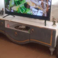 آینه شعمدون با میز تلویزیون درحدنو|بوفه، ویترین، کنسول|مشهد, پورسینا|دیوار