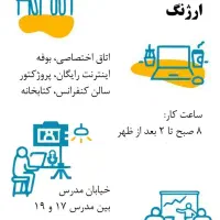 فضای کار اشتراکی|اجارهٔ کوتاه‌مدت دفتر کار و فضای آموزشی|بیرجند, |دیوار