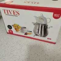 کتری ۵ لیتری شیر دار همراه قوری ۱ لیتری نو|قوری، کتری، قهوهساز دستی|رشت, پل تالشان|دیوار