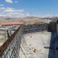 اجرای اسکلت بتن .استخر