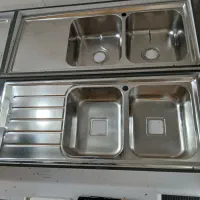 سینک دوقلو استیل