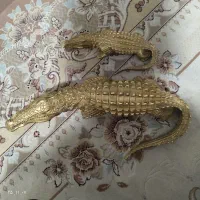 مجسمه های برنزی خارجی تمساح|مجسمه، تندیس، ماکت|تهران, شهرک آسمان|دیوار