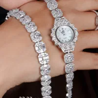 دستبند نقره کد ۱۷۲۵ (گالری نقره سینا)