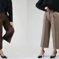 واید پارچه دابل ترک قد۸۵ سایز۳۸تا۴۸