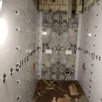 کاشی کاری سرامیک اسلب پله سنگ با