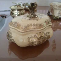 شکلات خوری چینی و برنز مارک ریما با جعبه نو