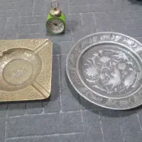 قلیون و کاسه مسی قلم خورده