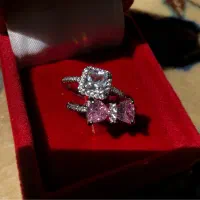 انگشتر طرح جواهری در ۲طرح