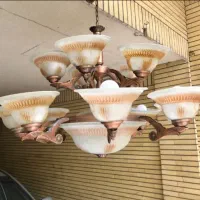 لوستر حبابی ۱۳ شاخه|لوستر و چراغ آویز|مشهد, شهید بهشتی|دیوار