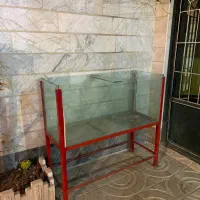 اکواریوم ۶میل با پایه اهنی