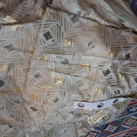 ۴دعدد پرده  پانچ شده پارچه سلطنتی مصر