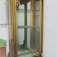 بوفه چوبی گردو|بوفه، ویترین، کنسول|عجب شیر, |دیوار