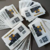 طراحی چاپ کارت ویزیت pvc پی وی سی پرسنلی هوشمند