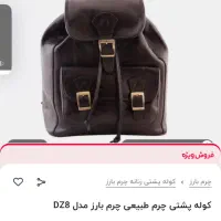 کوله پشتی چرم|کیف، کفش، کمربند|آبیک, |دیوار
