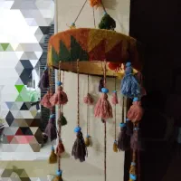 اویز،لوستر،مدل گلیمی
