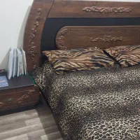 تخت دو نفره همراه با پاتختی|تخت و سرویس خواب|تهران, فاطمی|دیوار