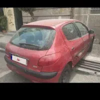 پژو ۲۰۶ آلبالویی بدون رنگ|خودرو سواری و وانت|بوکان, |دیوار