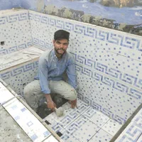 گچ کاشی دیوار چینی صفر تا صد کار من کاشمر هستم